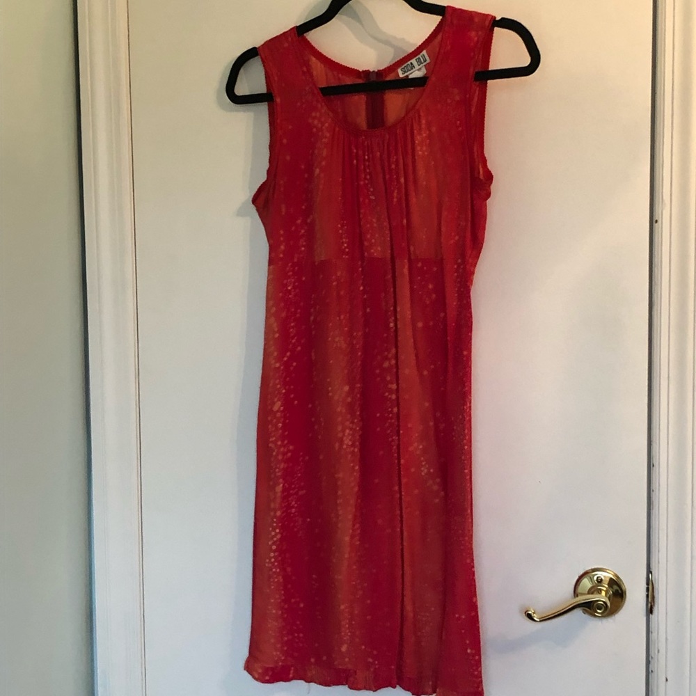 Soda Blu Coral Sleeveless Dress